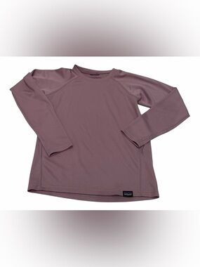 Patagonia  Girl pink Capilene base layer long sleeve top size 7-8